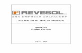 DECLARACIÓN DE IMPACTO AMBIENTAL PROYECTO PLANTA REVESOL