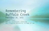Remembering Buffalo Creek, February 26, 1972