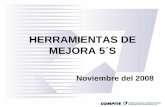 HERRAMIENTAS DE HERRAMIENTAS DE MEJORA 5´S MEJORA 5 S