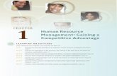 Confirming Pages Human Resource Management: Gaining a Competitive Advantage L E A R N I N G O B J E C T I V E S