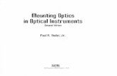 mounting Optics in Optical Instruments - GBV