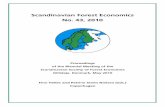 Scandinavian Forest Economics No. 43, 2010 - IDS OpenDocs