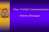 Non -Verbal Communication -Seema Murugan