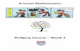A-Level Mathematics Bridging Course – Week 2 - realsmart