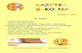 GAZETKA SZKOLNA - Szkoła Podstawowa nr 4 w Rydułtowach