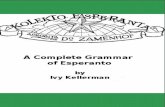 A Complete Grammar of Esperanto - ForuQ