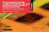 Strengthening value chains as an industrial policy instrument