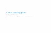 Close reading plan - CT.gov