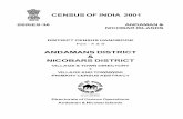 District Census Handbook, Andamans District & Nicobars, Part ...