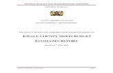 KWALE COUNTY 2018/19 BUDGET ESTIMATES REPORT