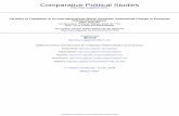 Comparative Political Studies: 751 Comparative Political Studies Telecommunications Varieties of Capitalism in an Internationalized World: Domestic Institutional Change in European