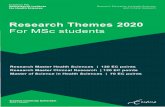 Research Themes Guide 2020 - NIHES