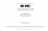 IHE Radiology (RAD) - Technical Framework Volume 2