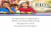 2020 Virtual Meeting Program and Featured Recipes