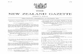 NEW ZEALAND GAZETTE - NZLII