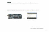 Ejercicios Prácticos Arduino + Procesing 1 EJERCICIOS DE MANEJO DE ARDUINO DESDE PROCESSING + Arduino Processing