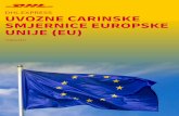 dhl express - uvozne carinske smjernice europske unije (eu)