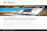 Customer Experience Management - Abacus eMedia