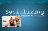 Socializing presentation