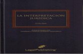 La interpretación Jurídica. Segunda Edición (Santiago, 2009)