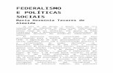 FEDERALISMO E POLITICAS SOCIAIS