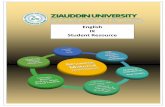 English IX Student Resource