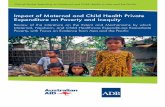 Impact of Maternal and Child Health Private Expenditure on ...