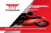 World number one for motorcycle batteries