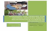 ASSESSING THE DEMAND FOR SAVINGS SERVICES AMONG ...