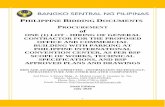 PHILIPPINE BIDDING DOCUMENTS - Bangko Sentral ng ...