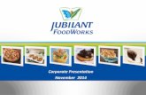 Corporate Presentation November 2014 - Jubilant FoodWorks
