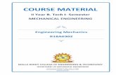 Engineering Mechanics R18A0302 - COURSE MATERIAL