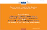 decentralisation, local governance local development
