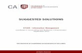 SUGGESTED SOLUTIONS - CA Sri Lanka