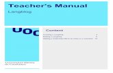 Teacher's Manual - UOC