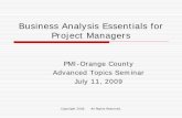 Business Analysis Essentials for Project Managers - PMI ...