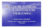 BULLET @BULLET ELUSION, EVASION ELUSION, EVASION Y PLANIFICACION Y PLANIFICACION TRIBUTARIA TRIBUTARIA