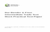 Bar Bender & Fixer Intermediate Trade Test Mock Practical ...