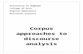 approaches to corpus in discourse analysis