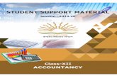 KVS Student Support Materials for Class XII Accountancy