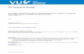 VU Research Portal - Vrije Universiteit Amsterdam