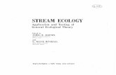STREAM ECOLOGY - HJ Andrews Experimental Forest
