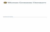 Institutional Catalog - Western Governors University