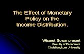 The Effect of Monetary The Effect of Monetary Policy on the Policy on the Income Distribution. Income Distribution