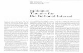 Epilogue: Themes for the National Interest - Regulatory ...