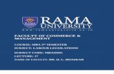MBAHR01 LECTURE: 17 - FACULTY OF COMMERCE ...