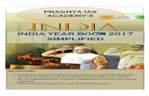 INDIA YEAR BOOK 2017 SIMPLIFIED - Pragnya IAS Academy