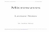 Microwave Lecture Notes
