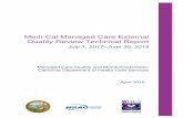 Medi-Cal Managed Care External Quality Review Technical ...