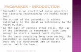 study of pacemakers
